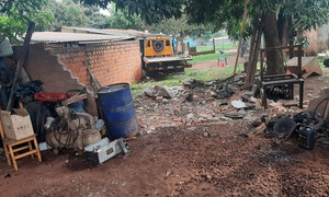 Hernandarias: Mecánico quedó grave tras pasarle encima el camión que reparaba