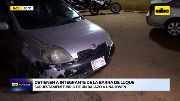 Video: Detenido integrante de la barra brava de Luque - ABC Noticias - ABC Color
