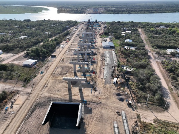 Puente de la Bioceánica toma impulso y alcanza a la fecha un 27,5% de ejecución - .::Agencia IP::.