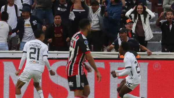 Liga de Quito gana, pero Lucas Moura deja abierta la llave