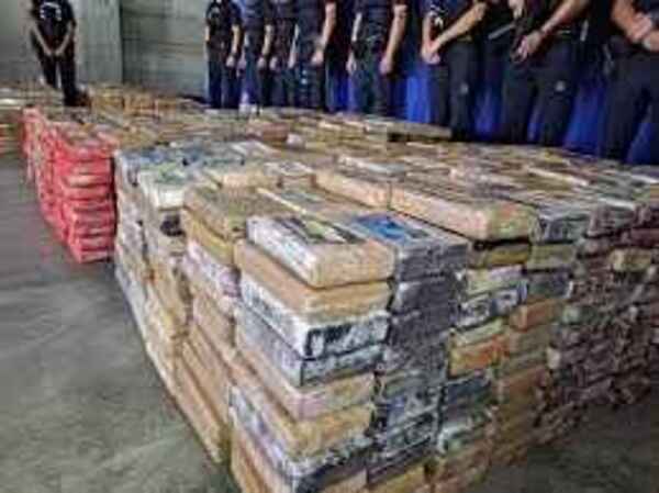 Incautan más de 9 toneladas de cocaína en España