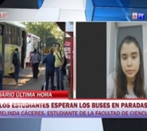 Largas esperas de buses hacen de alumnos blanco fácil de asaltantes - Paraguay.com