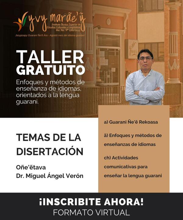 Taller gratuito sobre enfoques de enseñanza del guaraní » San Lorenzo PY