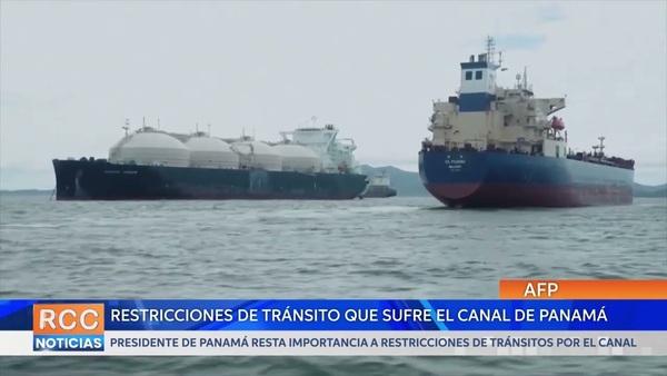 Presidente de Panamá resta importancia a restricciones de tránsitos por el Canal
