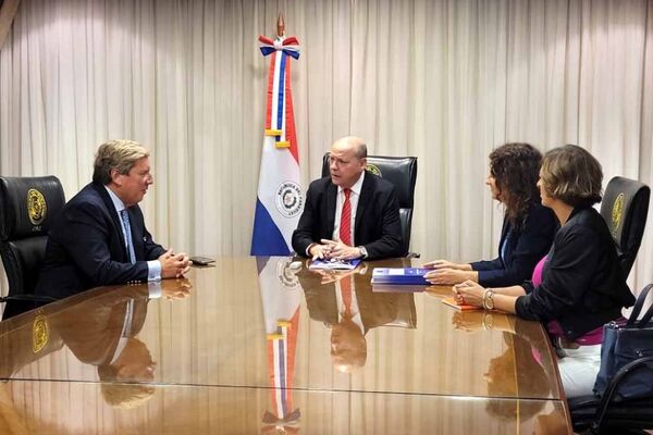 Presidente Diesel recibió en audiencia a representantes de la Unión Europea
