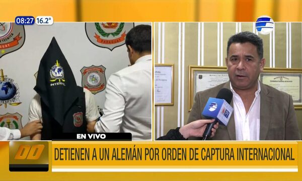 Detienen a un alemán con orden de captura internacional | Telefuturo