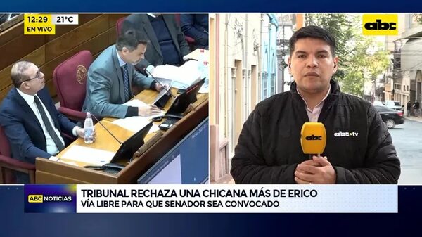Video: Tribunal rechaza una chicana más de Erico - ABC Noticias - ABC Color
