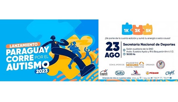“Paraguay Corre por el Autismo 2023”: llega la 4ta edición