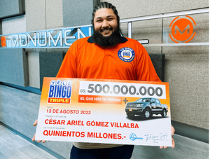 Un golpe de suerte: Ganador del Telebingo Triple se lleva 500 Millones y una espectacular camioneta. · Radio Monumental 1080 AM