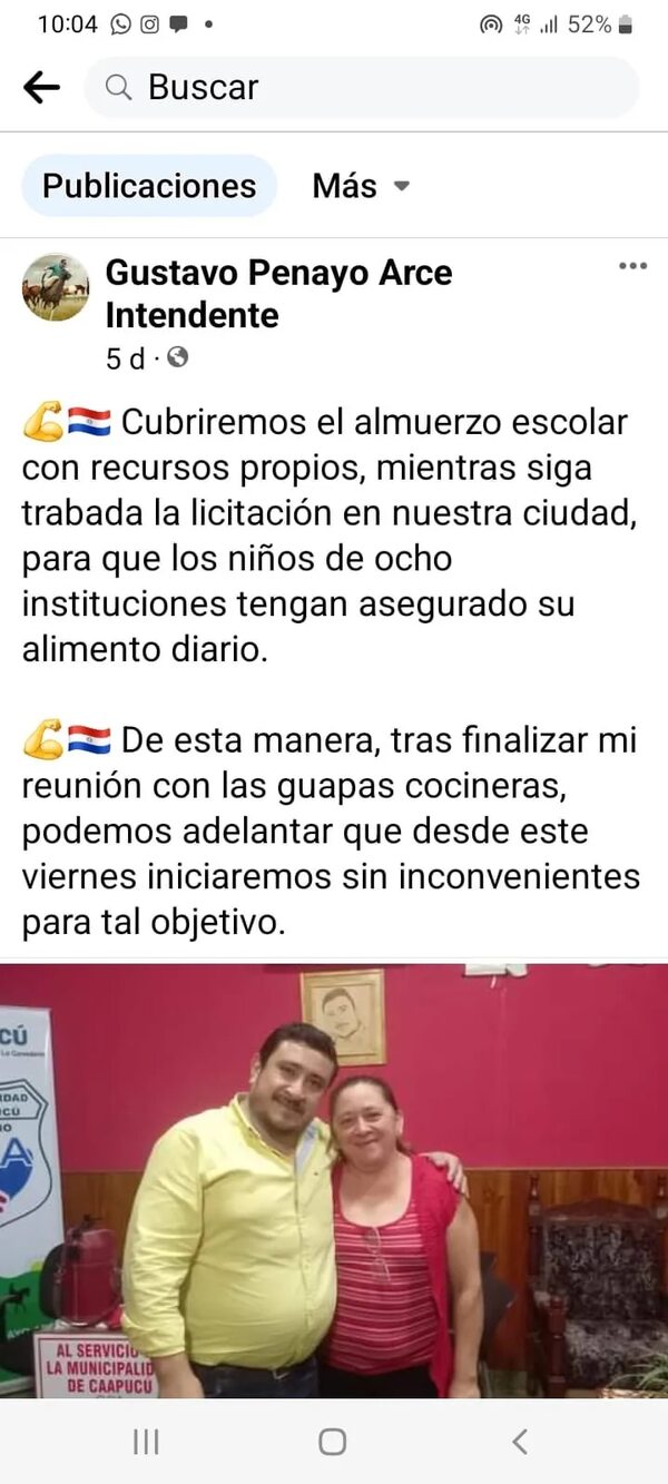 Otro año sin almuerzo escolar en Caapucú - Política - ABC Color