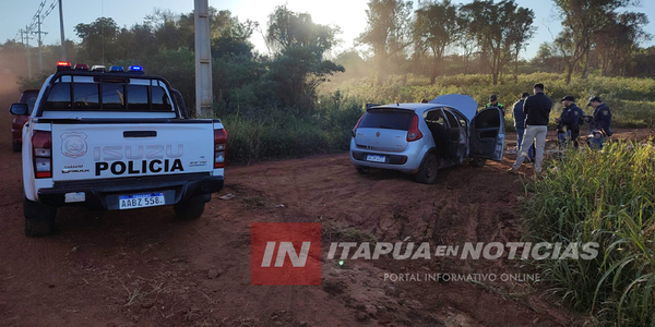 ASALTANTES PERPETRARON ROBO Y ABANDONARON VEHÍCULO EN ENCARNACIÓN - Itapúa Noticias