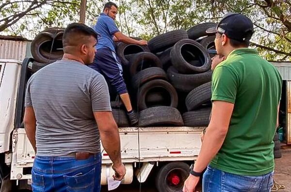 Hasta el mediodía harán colecta de cubiertas en desuso en Ciudad del Este - ABC en el Este - ABC Color