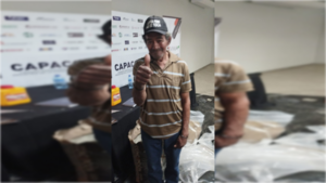 La emoción de un albañil al ganar 10 bolsas de cemento para su ranchito