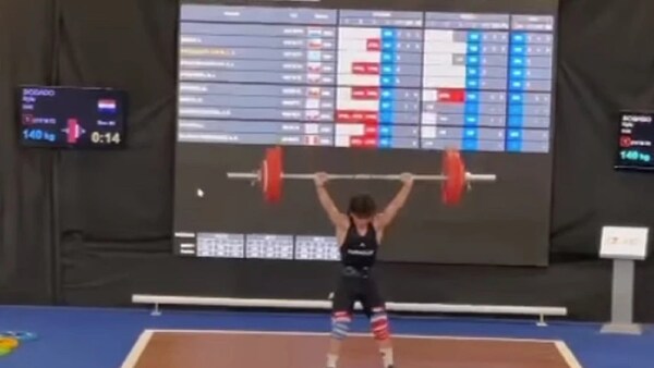 PARAGUAYO CONSIGUE MEDALLA EN HALTEROFILIA