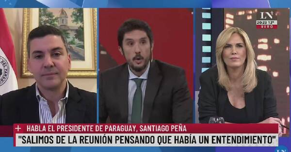 La Nación / “Mientras estemos discutiendo, no podemos aceptar el cobro”, ratifica Peña en prensa argentina