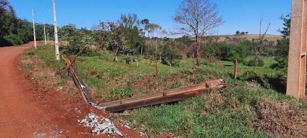 Operario muere tras caer de columna de la ANDE en Naranjito