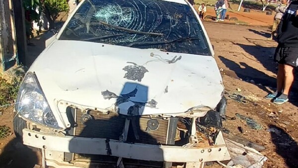 Una joven está grave tras ser arrollada por su ex pareja en Lambaré