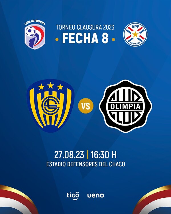 Copa de Primera: Luqueño y Olimpia se enfrentan en Sajonia - ADN Digital