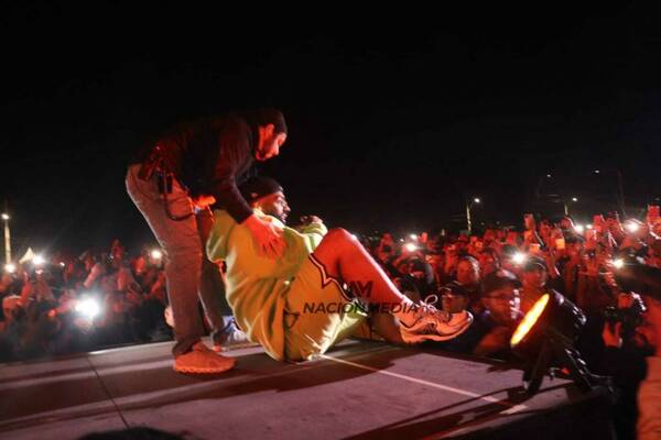 El cantante de trap del momento arrasó anoche el Parque Olímpico