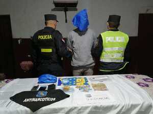 Policía aprehende a presunto microtraficante en pleno Hospital Regional de Encarnación