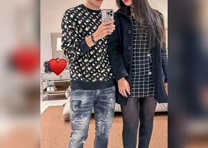 Julio Enciso mimado por su novia tras la operación