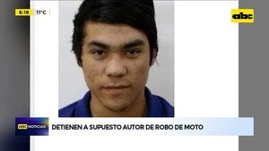 Video: Detenido el supuesto autor de robo de moto - ABC Noticias - ABC Color