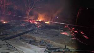 Abuelito murió calcinado tras incendio de su vivienda
