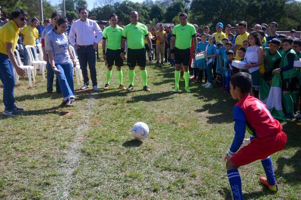 En Chore, inauguraron torneo clausura de fútbol infantil - .::Agencia IP::.