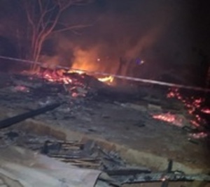 Adulto mayor muere calcinado durante incendio de su vivienda - Paraguay.com