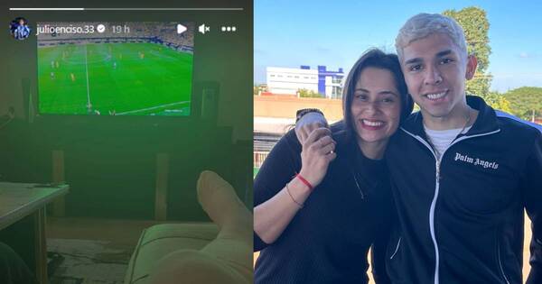 La Nación / ¡El amor sana! Julio Enciso tiene a su novia para sus cuidados posoperatorios