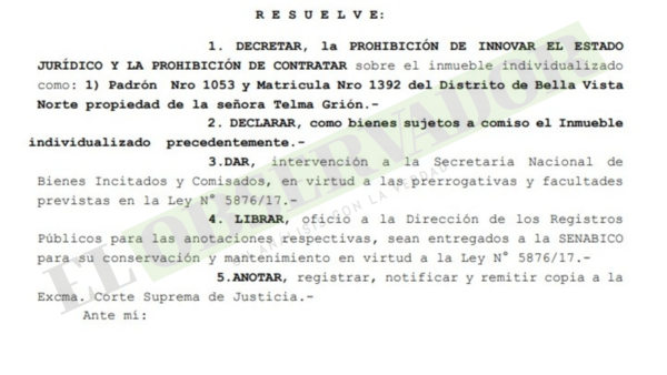 Decretan cerrojo sobre más inmuebles ligados a causa “Pavo Real”