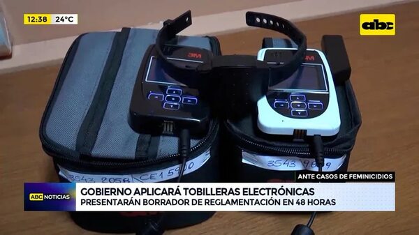 Video: Gobierno aplicará tobilleras electrónicas - ABC Noticias - ABC Color