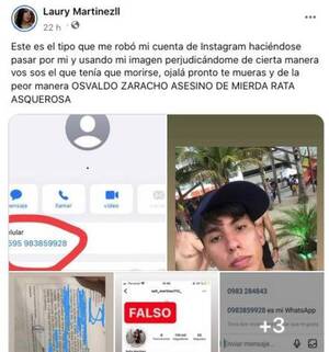 Imputado por feminicidio tenía denuncia por haber robado la cuenta de Instagram a una mujer