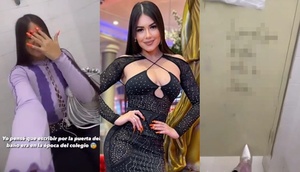 Laurys Dyva: le dejaron un fuerte mensaje en el baño de la UNA - Teleshow
