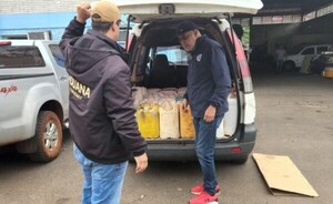 Imputan a conductor detenido con combustible ingresado de contrabando