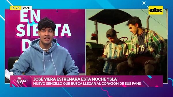 Video: José Viera estrenará esta noche ‘’Isla’' - Ensiestados - ABC Color