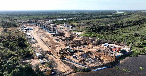 La Nación / Puente de la Bioceánica tiene un 30 % de avance