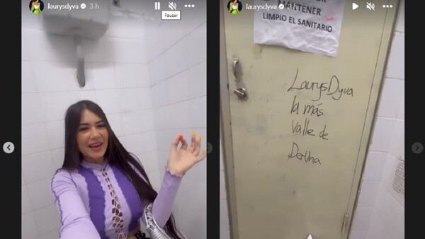 Contó que en el baño de su facu escribieron “Laurys, la más valle de Derecho UNA”