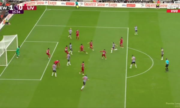 (VIDEO) Lo que dijo el DT de Newcastle por el gol que “le sacó” Alisson a Miguel Almirón
