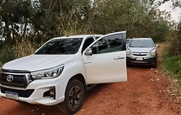 Capitán Bado: Tras persecución recuperan camioneta robada en Brasil - Policiales - ABC Color