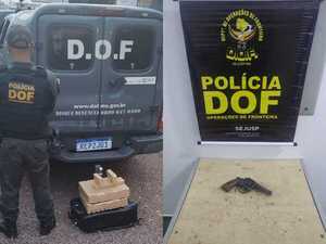 DOF incauta armas de fuego y drogas en Bela Vista y Ponta Porã - Oasis FM 94.3