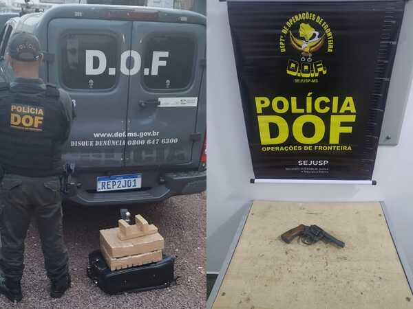 DOF incauta armas de fuego y drogas en Bela Vista y Ponta Porã - Oasis FM 94.3