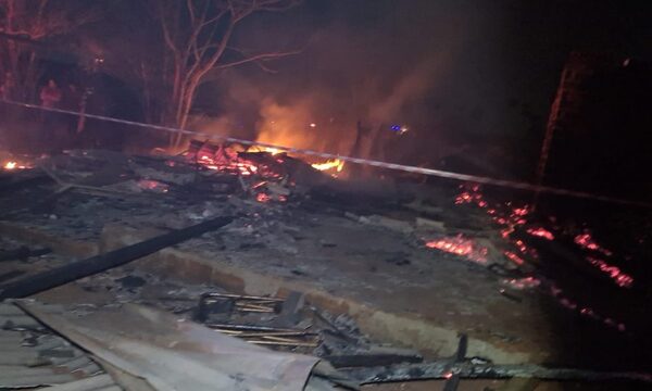 Septuagenario muere calcinado en un incendio de vivienda en Minga Guazú – Diario TNPRESS