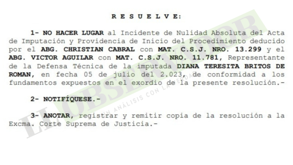 Jueza mantiene imputación para exdirectiva de Mocipar