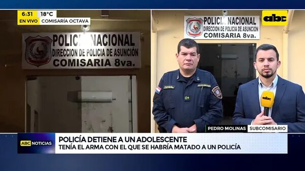 Video: Policía detiene a un adolescente - ABC Noticias - ABC Color