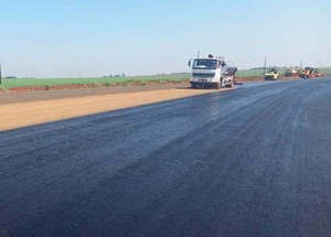 Avanza asfaltado en el primer lote del Corredor Metropolitano del Este - La Clave