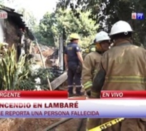 Octogenario muere en incendio en Lambaré - Paraguay.com