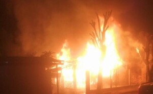 Incendio a raíz de un cortocircuito consumió una vivienda
