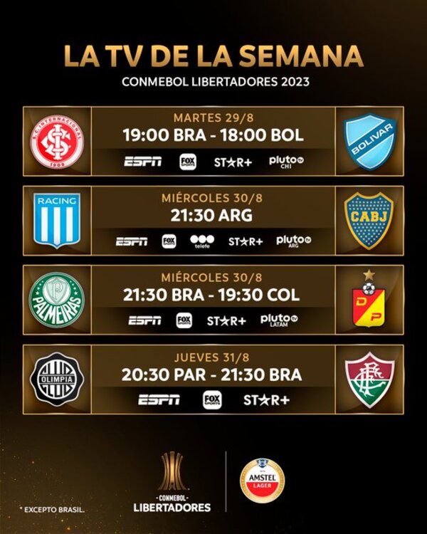 Se conocerán a los semifinalistas de la Libertadores - .::Agencia IP::.