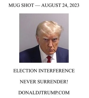 Trump incrementa fondos gracias a foto como procesado | 1000 Noticias